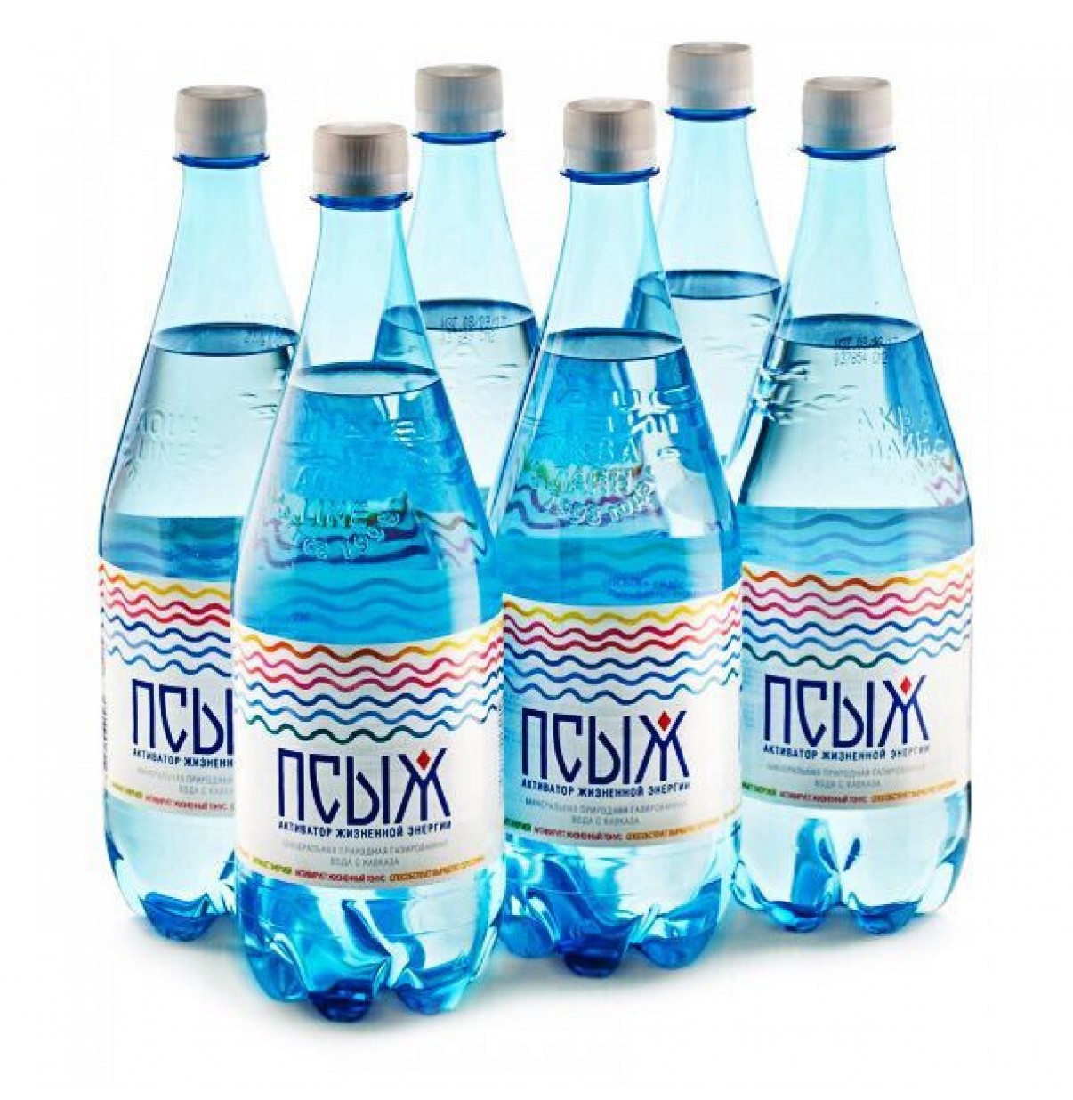 Вода Псыж лечебно-столовая 1 литр, газ, пэт/  Цена за 6 шт. 