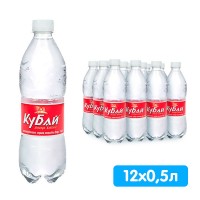 Кубай мин вода не газ 0,5 л. /упаковка 12  шт. Цена указана за упаковку