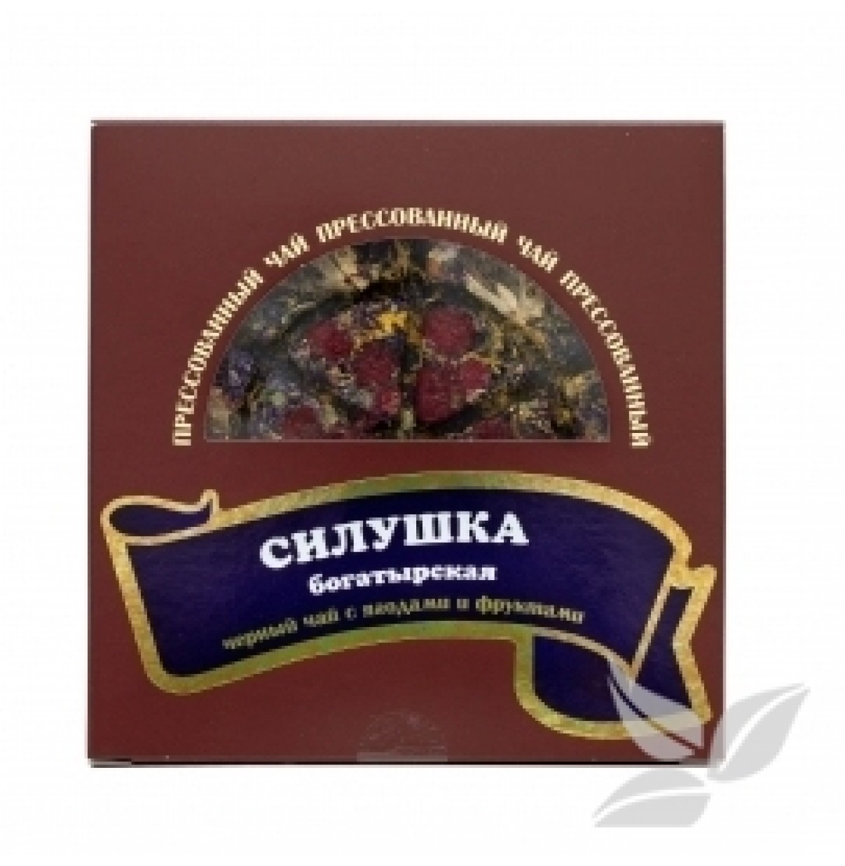 Чай черный "Силушка богатырская", блин 125 гр.