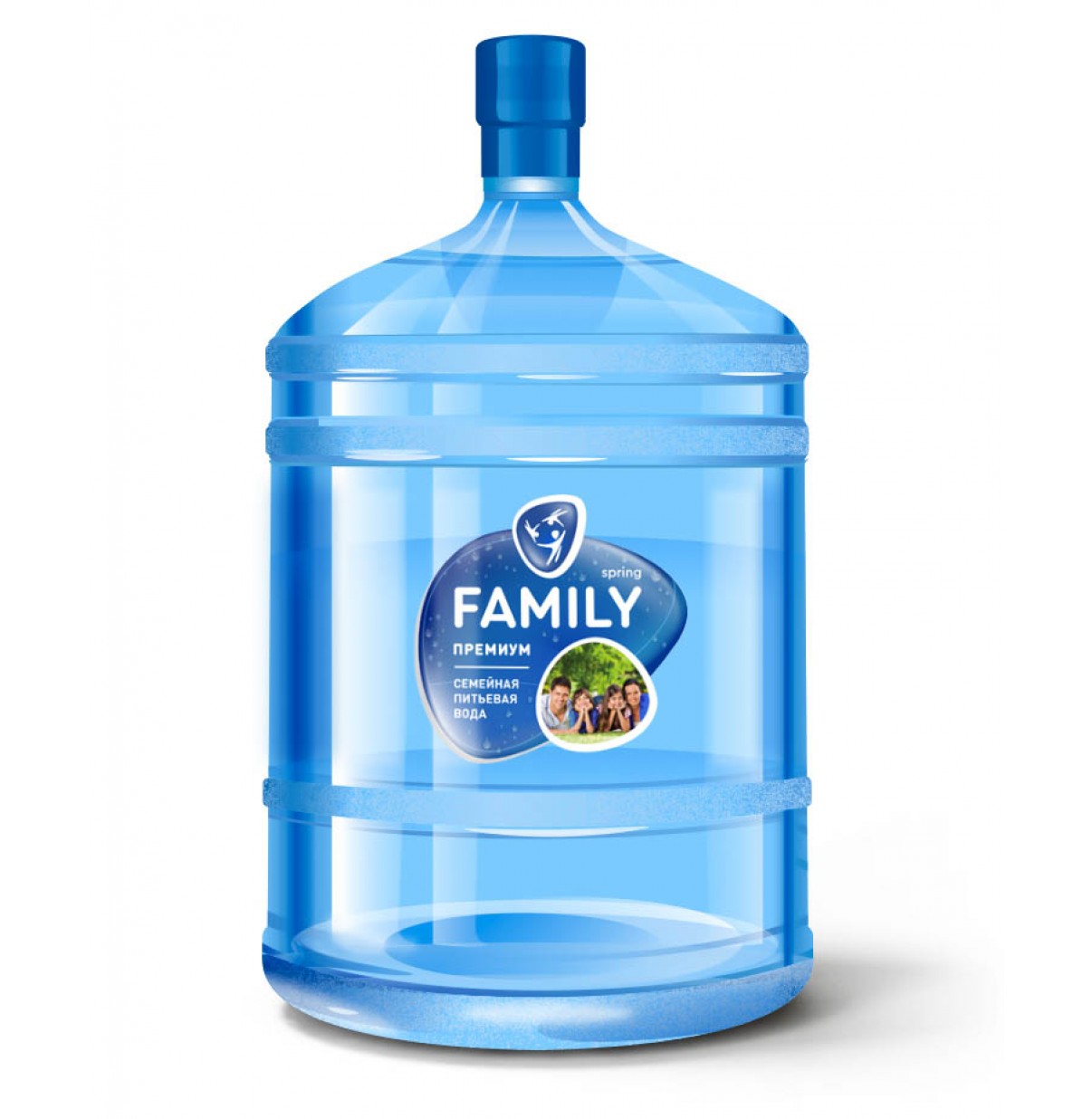 Вода питьевая FAMILY SPRING  "Премиум" обогащ. Са, Mg, K, йодом и фтором 18,9 л