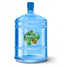 Вода питьевая FAMILY SPRING  природная, негаз. 18,9 л.